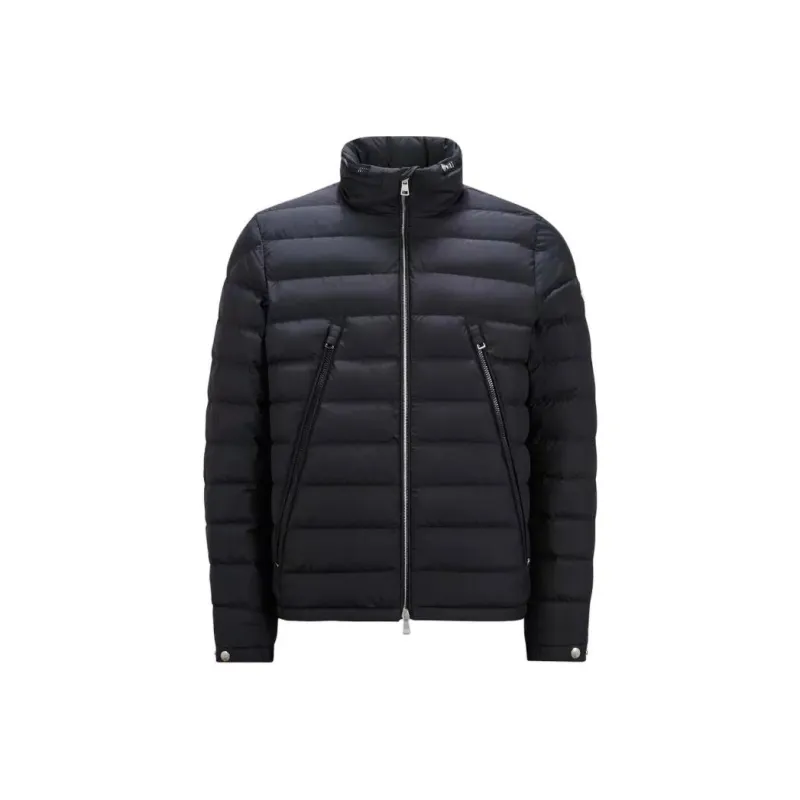Moncler Coats Men's Marine Blue-0