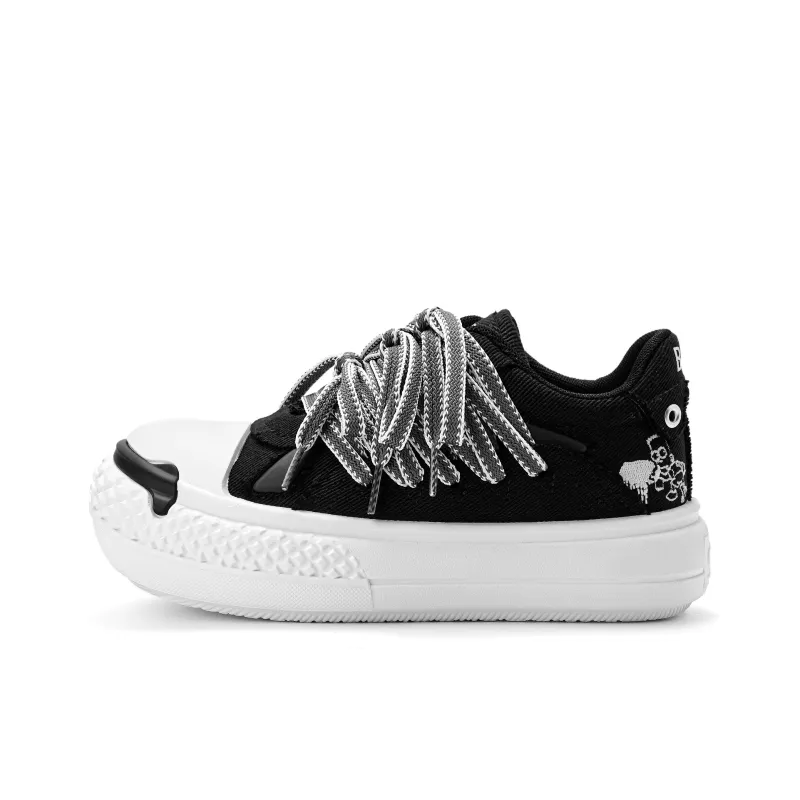 The Simpsons Canvas Shoes Unisex Low Top Black/Vanilla Ecru/Beige Black-2
