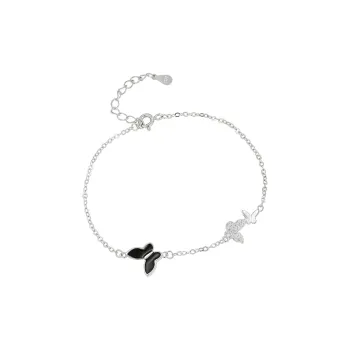 Heart Grass S925 Silver Bracelets Women's