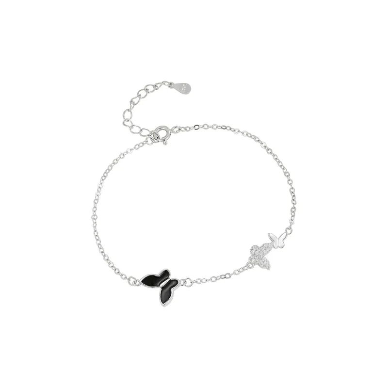 Heart Grass S925 Silver Bracelets Women's-0