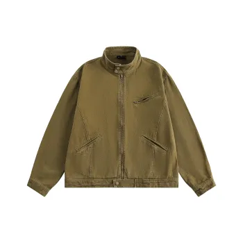 Xmithie Jackets Unisex Brown Yellow