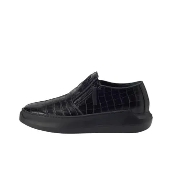 Giuseppe Zanotti Conley Leather Zip up Sneakers