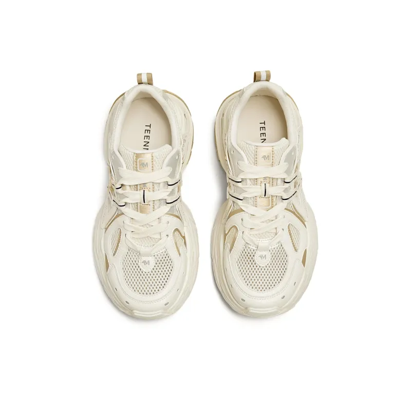 Teenmix 1999S Iridescent Summer Leap Cushioning, Abrasion Resistant, Slip Resistant Low Top Chunky Sneakers Women's-8