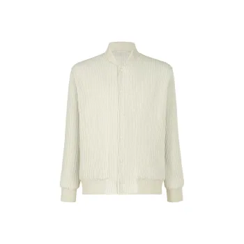 Homme Plissé Issey Miyake Pleated Bomber Jacket