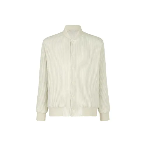 Homme Plissé Issey Miyake Pleated Bomber Jacket