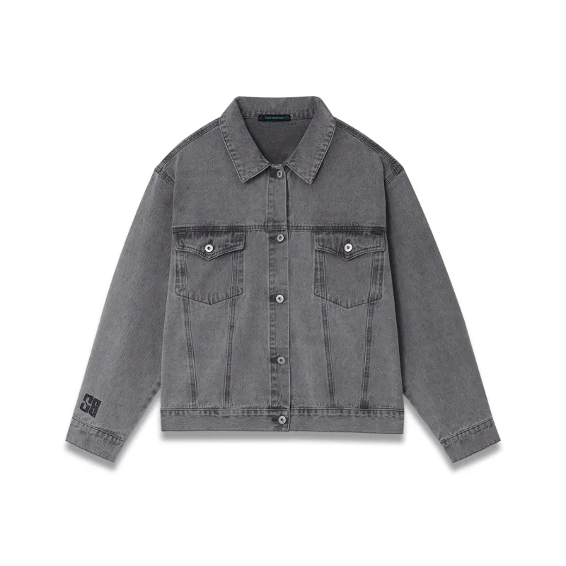 BD.POWER UP+ Denim Jacket Unisex Washed Gray-0