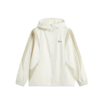 LiNing Badfive Jackets Coats Men's Ecru/Coastal Gray