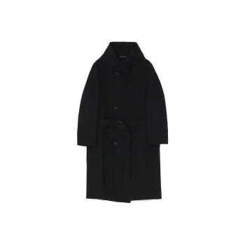 Yohji Yamamoto FW24 Coat Unisex Black