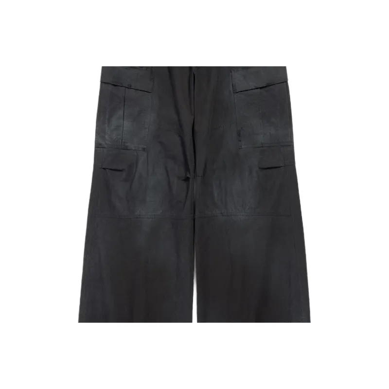 Balenciaga Cargo Pants Loose Fit Women's Black-5