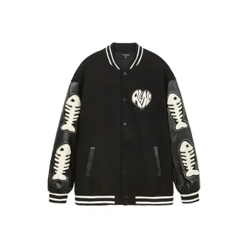 ALL NIGHT DAYS Baseball Jacket Fall Unisex