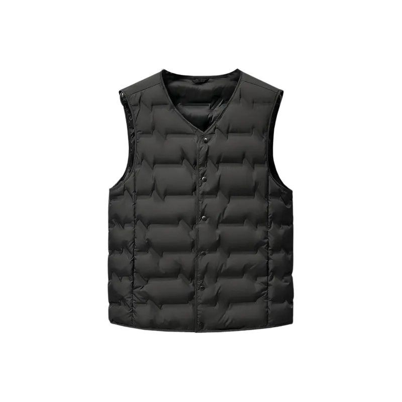YAYA Vests Men Black-0