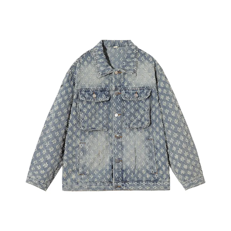 H2P Denim Jacket Unisex Yellow Mud-2
