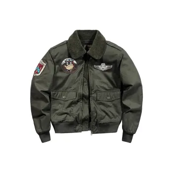 VIP Loose Fit Thickened And Fleece Lined Jacket Winter Men's