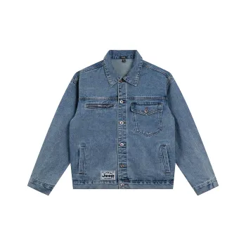 Jeep Pasture Horse Lifestyle Denim Jacket Unisex Nostalgic Blue