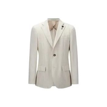LARDINI Business Suit Men's Light Khaki