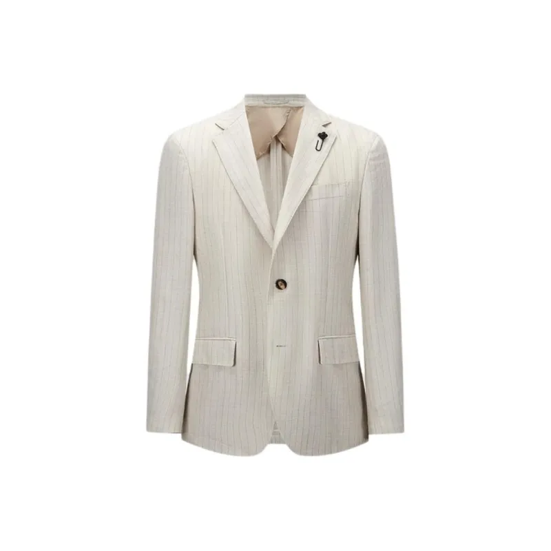 LARDINI Business Suit Men's Light Khaki-0