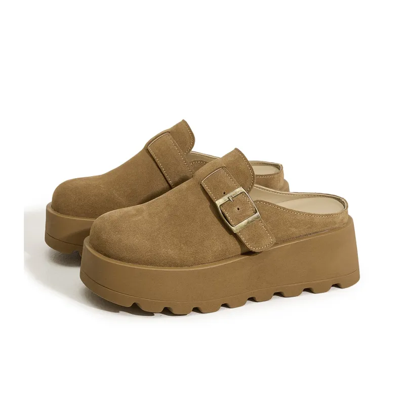 ΛOLUNKΛ Abrasion Resistant Slip Resistant Closed Toe Slippers Women's-13