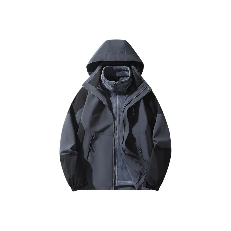 VanCamel Waterproof And Windproof To Keep Warm Windbreaker Jackets Unisex-12