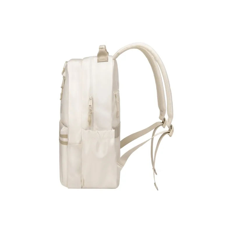 V.NINE Fabric Backpack Unisex Ecru/Obsidian Black-2