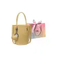 Yellow with Charm-Shopping Bag