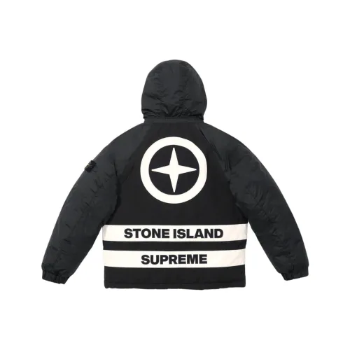 Supreme Stone Island Reversible Down Neck Jacket