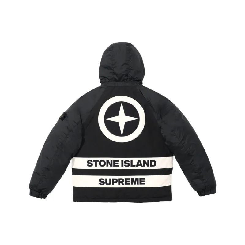 Supreme Stone Island Reversible Down Puffer Jacket-0
