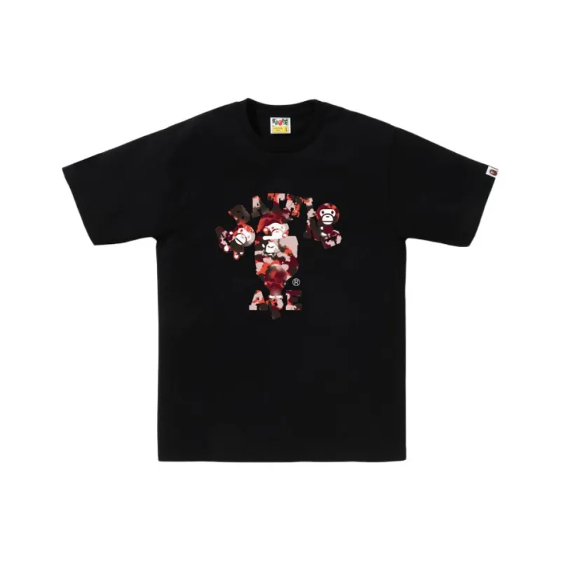 Bape Map Camo College Milo Tee-1