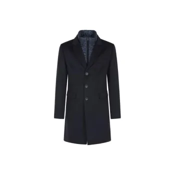 HERNO Straight Hem Layered Coat