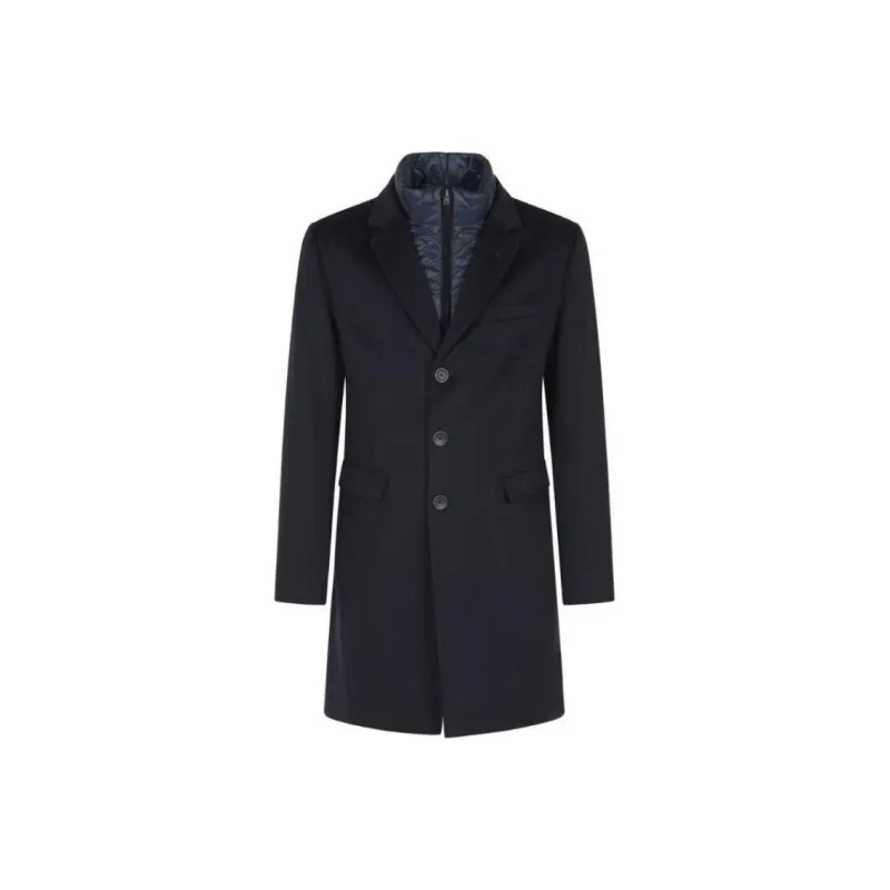 HERNO Straight Hem Layered Coat-0