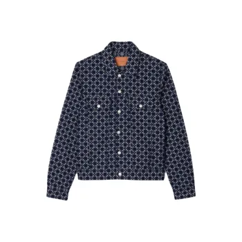 Sandro Square Cross Pattern Jacket