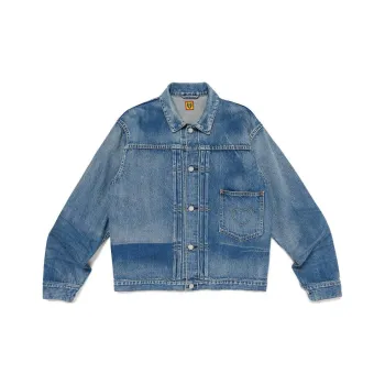 HUMAN MADE Denim Collection Denim Jackets Unisex Indigo