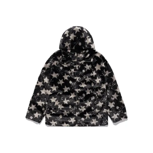 Mastermind Japan X A BATHING APE Mastermind JAPAN Co branded Velvet Jackets Unisex Black
