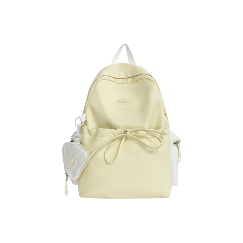 H YXIANG Composite Cloth Backpack Unisex Multicolor-4