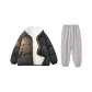 Dark Gray Top+Gray Pants