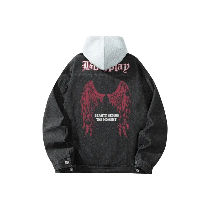 BOTH PLAY Denim Jackets Unisex-29