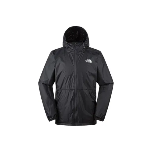 THE NORTH FACE SS24 Breathable Quick Dry Windproof UV Protection Sun Protection Clothing Men's Dark Gray