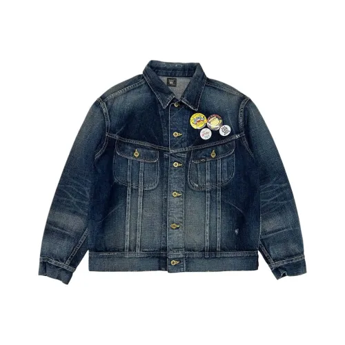 Lee 101 Years Commemoration Collection Denim Jackets Men Dark Blue