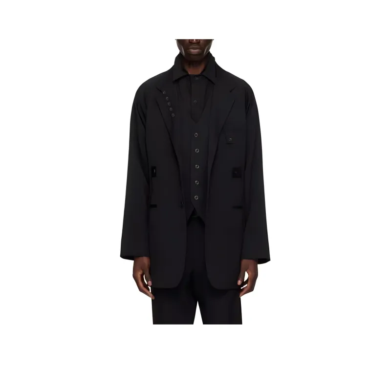 Yohji Yamamoto Business Suit Men's Black-0