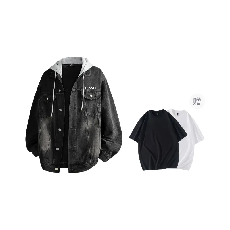 DESSO Denim Jackets Unisex-5