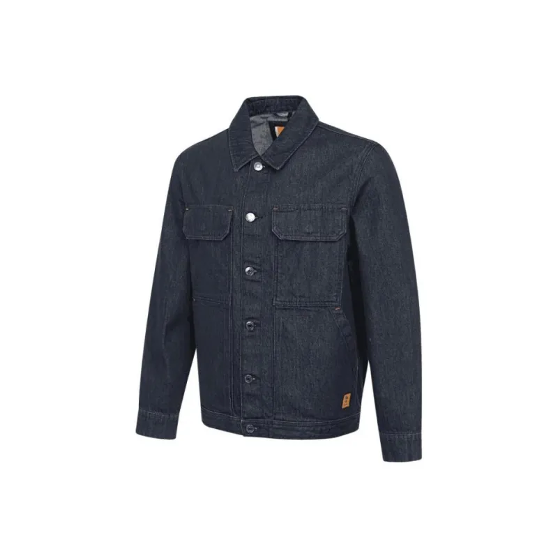 Timberland Denim Jacket Men's Navy Blue-0