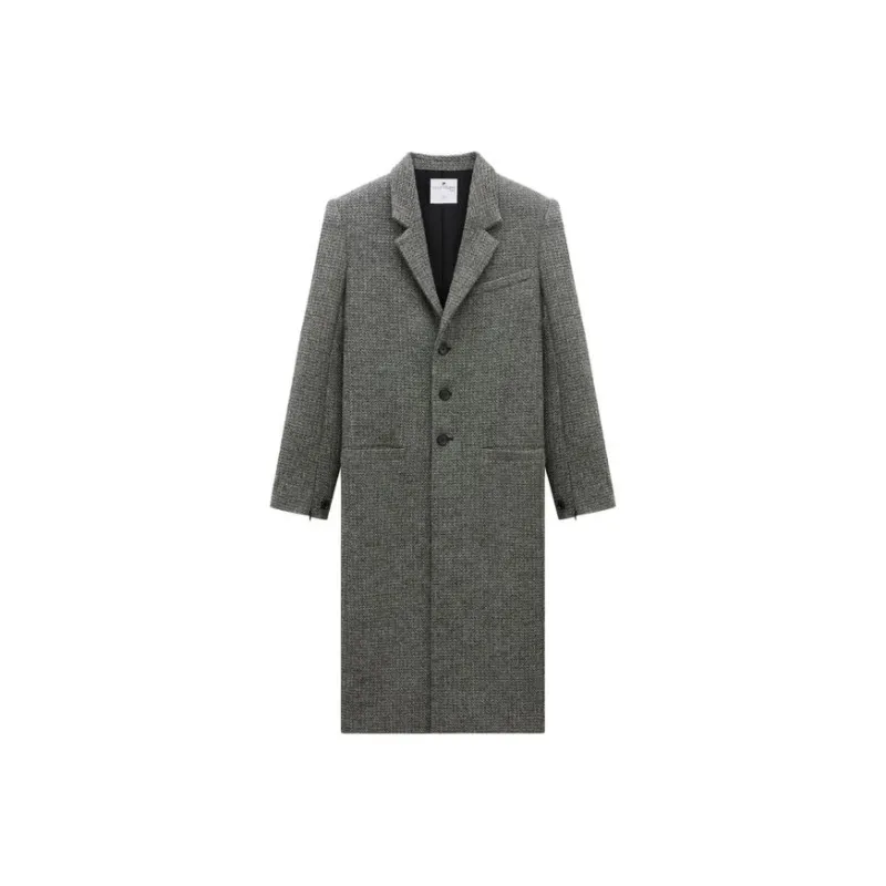 COURREGES Single-breasted Wool-blend Coat-0