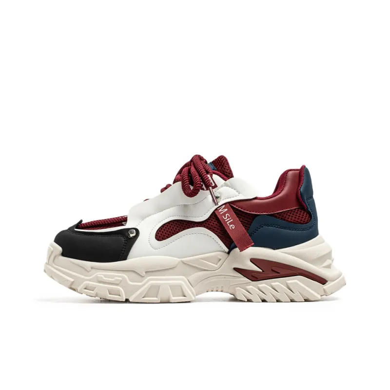 HACKBUTEER Low Top Chunky Sneakers Men's Box Included-13