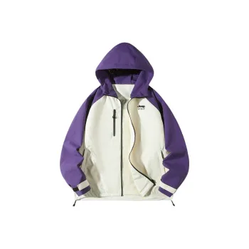 JEEP SPIRIT Outdoor Hiking Windproof Wear Resistant Warm Windbreaker Jacket Unisex