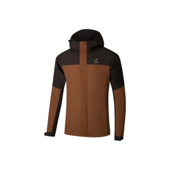 361° Warm Windbreaker Jacket Men's Coffee Shop Brown/Strong Tea Brown