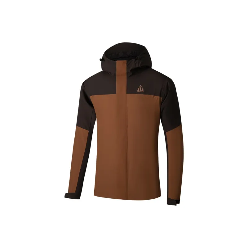 361° Warm Windbreaker Jacket Men's Coffee Shop Brown/Strong Tea Brown-0