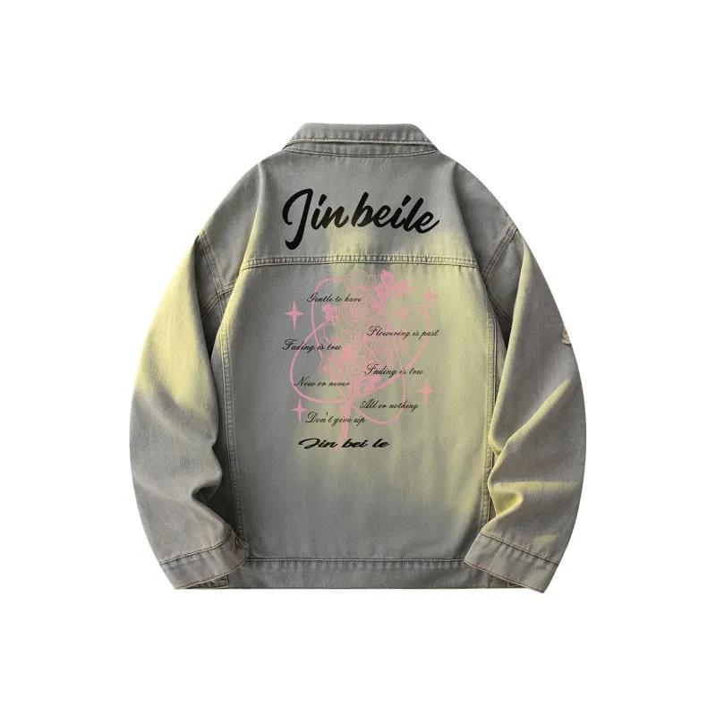JINBEILE Denim Jackets Unisex-5