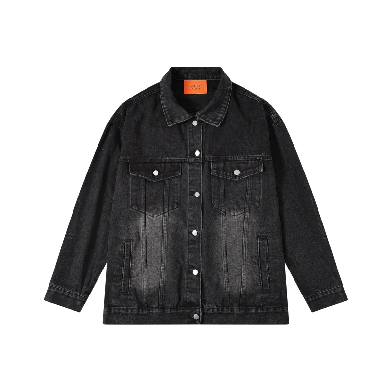 GEOFFREY B. SMALL Denim Jacket Unisex Light Blue-2