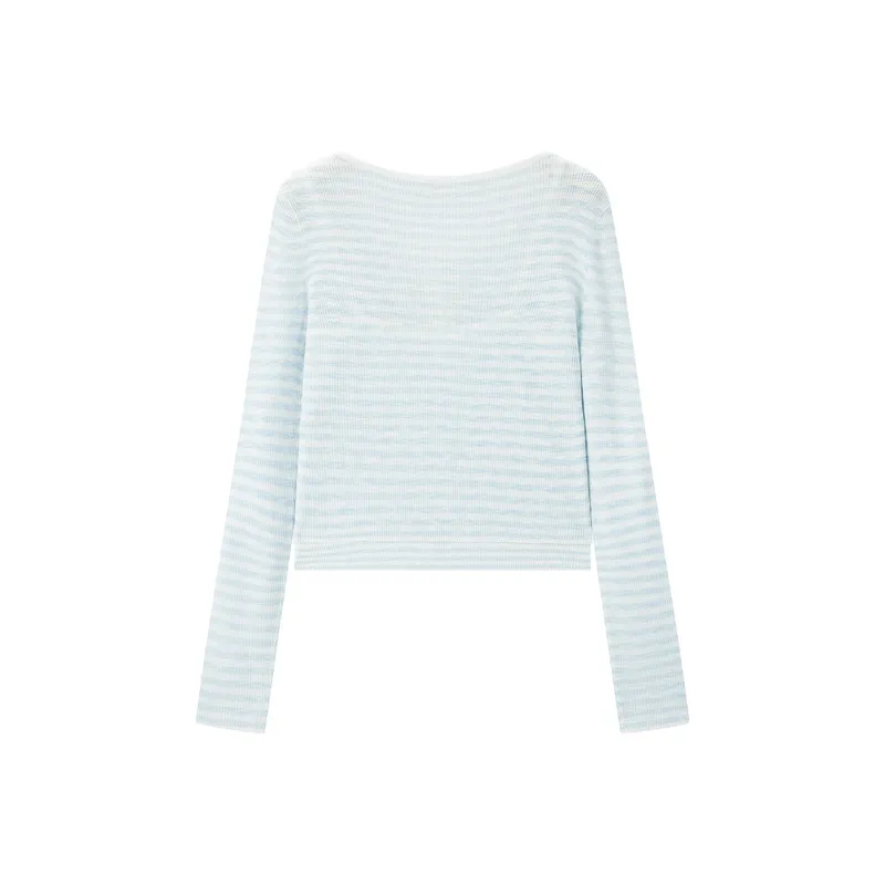 LEDIN Knitwear Women's Ice Dew Blue In Stock-1