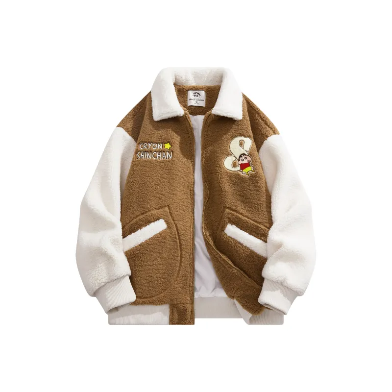 Crayon Shinchan Velvet feel Coat Unisex-13