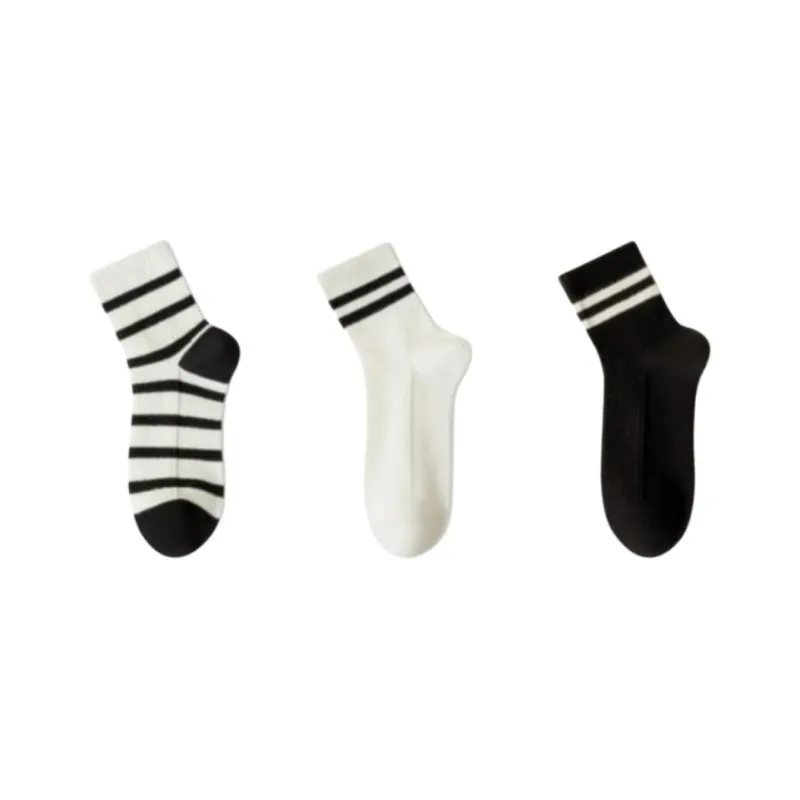 Temooues Mid Calf Socks Women's Combo Set-6